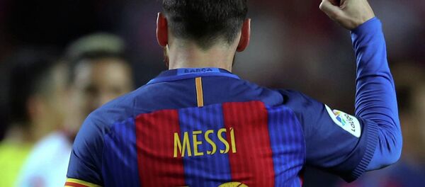 Нападающий ФК Барселона Лионель Месси - Sputnik Казахстан