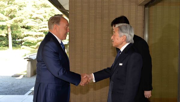 Встреча Назарбаева с императором Японии Акихито - Sputnik Казахстан