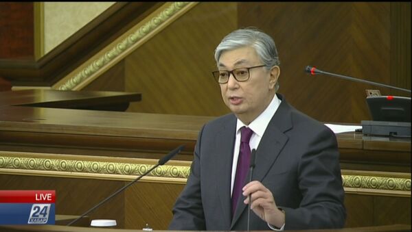 Совместное заседание палат парламента после отставки Назарбаева - видео - Sputnik Казахстан