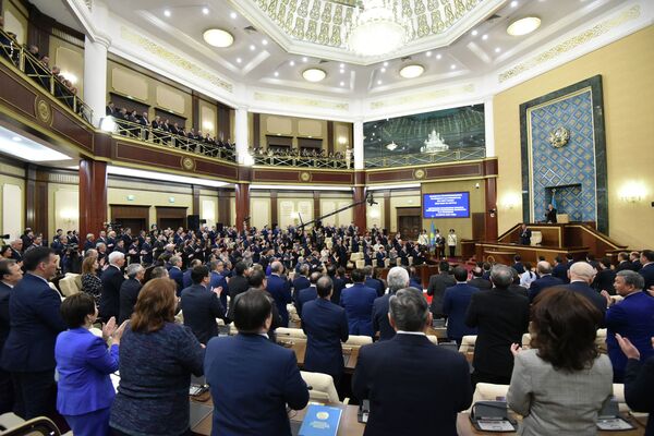 Церемония принесения присяги президентом Республики Казахстан - Sputnik Казахстан
