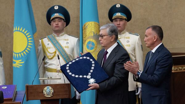 Церемония принесения присяги президентом Республики Казахстан - Sputnik Казахстан