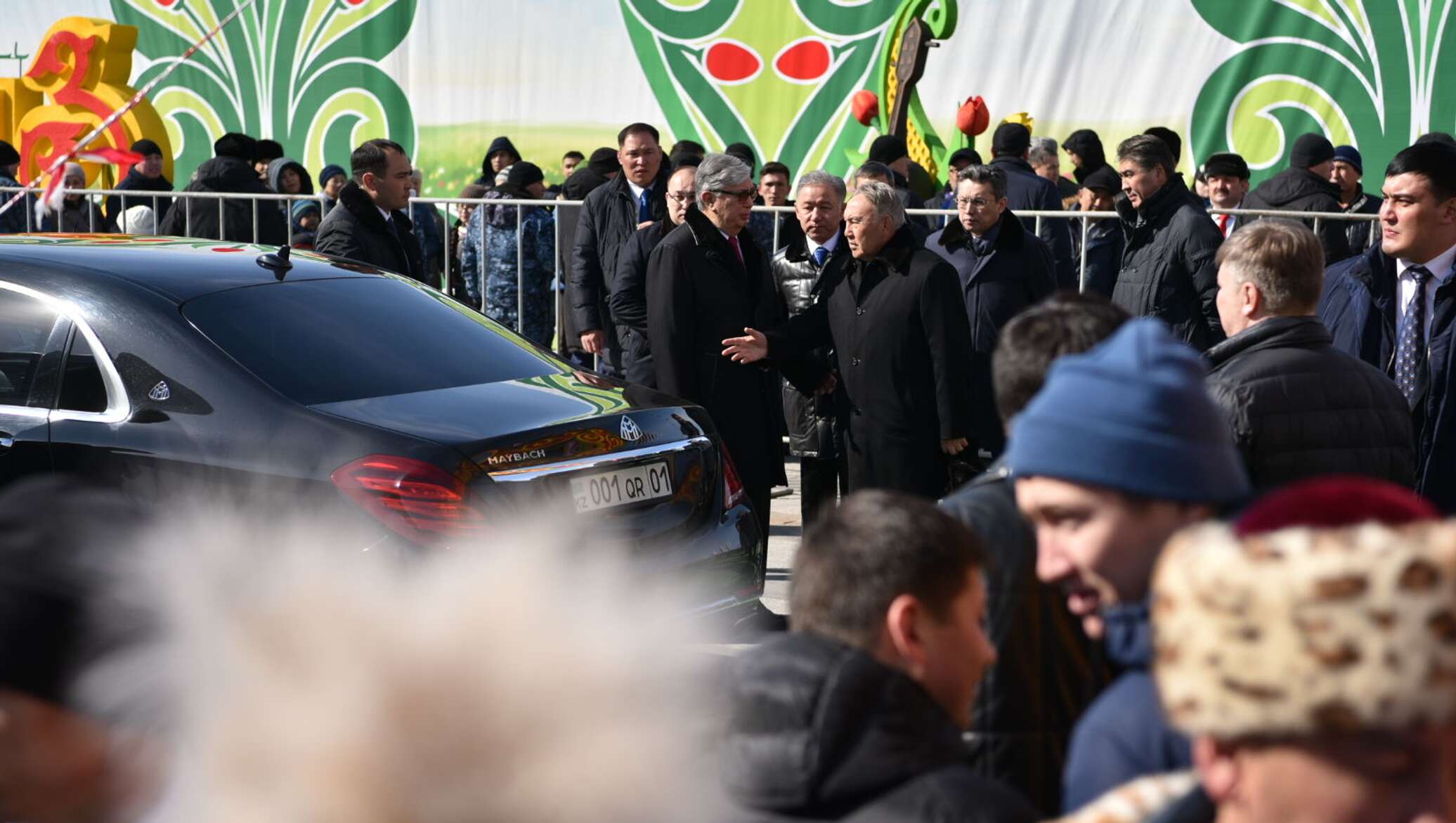 Машина президента Токаева