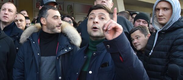 Кандидат в президенты Украины Владимир Зеленский  - Sputnik Казахстан