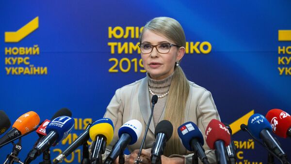 Пресс-конференция кандидата в президенты Украины Юлии Тимошенко - Sputnik Казахстан