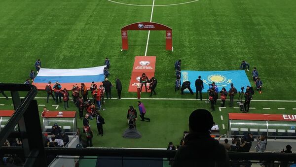 Начало матча Казахстан-Россия - Sputnik Казахстан