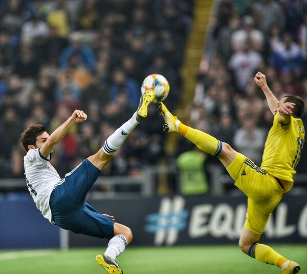 Первый футбольный матч в Нур-Султане Казахстан разгромно проиграл Первый футбольный матч в Нур-Султане Казахстан разгромно проиграл - Sputnik Казахстан