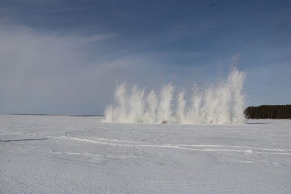 Паводок 2019: спасатели откачивают талые воды на севере Казахстана - Sputnik Казахстан