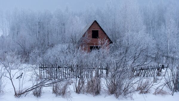 Архивное фото дачного поселка зимой - Sputnik Казахстан