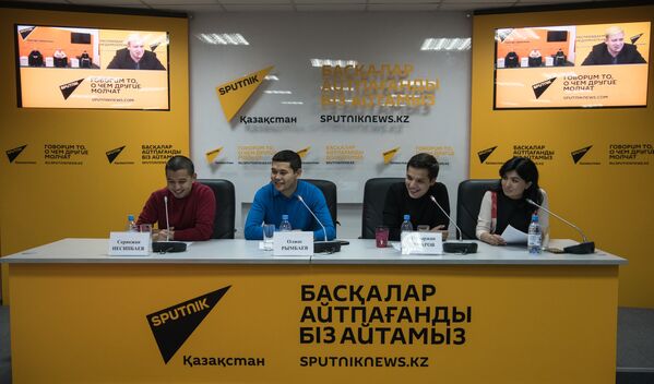 Команда КВН Спарта в гостях у Спутник Казахстан - Sputnik Казахстан
