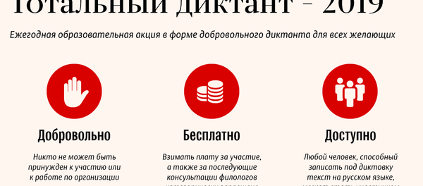 Тотальный диктант 2019 - Sputnik Казахстан