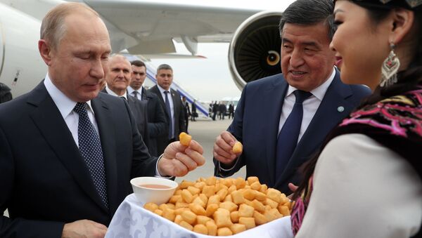 Государственный визит президента РФ В. Путина в Кыргызстан - Sputnik Казахстан