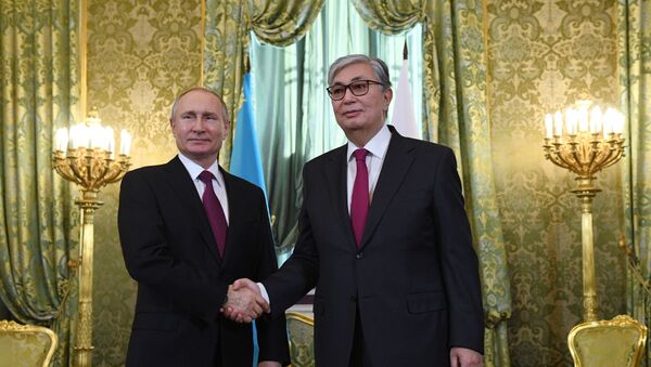 Президент РФ Владимир Путин и президент Казахстана Касым-Жомарт Токаев, архивное фото - Sputnik Казахстан