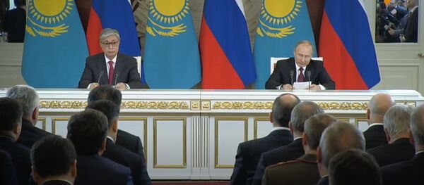 LIVE: Встреча Владимира Путина и Касым-Жомарта Токаева    - Sputnik Казахстан