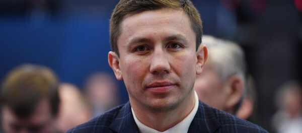 Казахстанский боксер Геннадий Головкин - Sputnik Казахстан