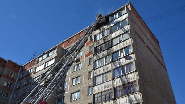 Пожар произошел в одной из новостроек Петропавловска  - Sputnik Казахстан