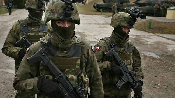 Поляк сарбаздары НАТО оқу-жаттығуына қатысуда. Архивтегі фото - Sputnik Қазақстан