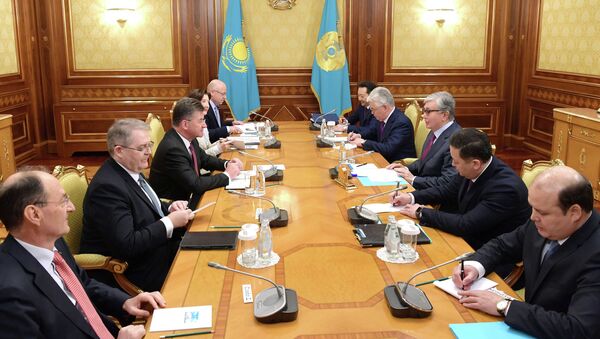 Встреча с Председателем Организации по безопасности и сотрудничеству в Европе Мирославом Лайчаком - Sputnik Казахстан