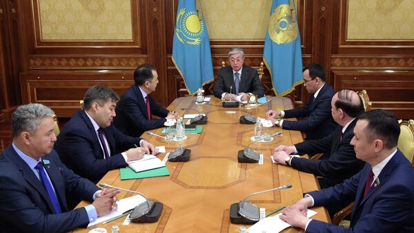 Президент Казахстана Касым-Жомарт Токаев принял представителей политических партий - Sputnik Казахстан