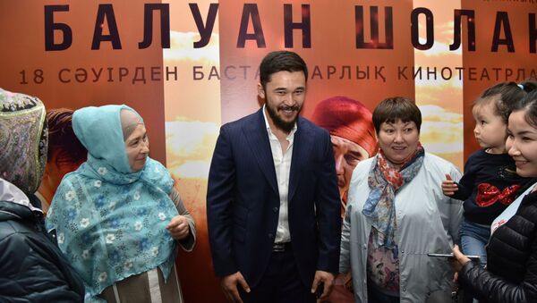 Премьера фильма Балуан Шолак, главный герой фильма, сыгравший Балуана - Еркебулан Дайыров - Sputnik Казахстан