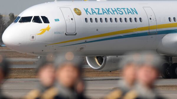 Самолет президента Казахстана Касым-Жомарта Токаева - Sputnik Қазақстан