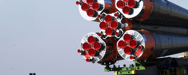 Вывоз РН Союз-ФГ на стартовую площадку космодрома Байконур, архивное фото - Sputnik Казахстан