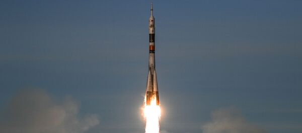 Старт ракеты-носителя Союз-ФГ с пилотируемым кораблем Союз МС-11 - Sputnik Казахстан
