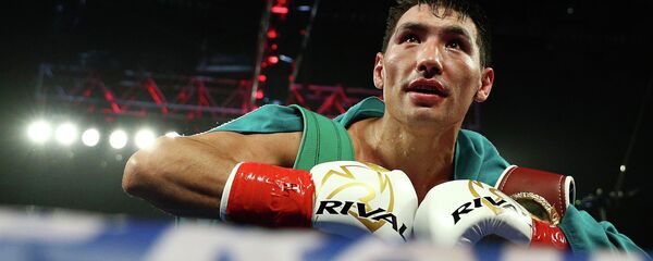 Казахстанский боксер Жанибек Алимханулы, архивное фото Казахстанский боксер Жанибек Алимханулы, архивное фото - Sputnik Казахстан