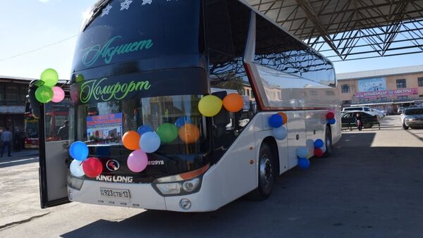 Открыт международный автобусный маршрут Туркестан-Самарканд - Sputnik Казахстан