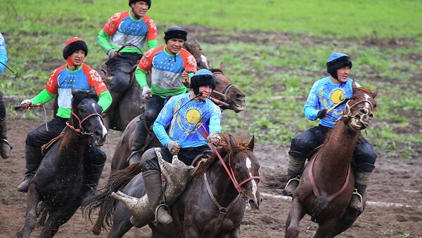 Первый чемпионат Азии среди молодежи по национальным конным видам спорта   - Sputnik Казахстан
