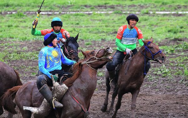 Первый чемпионат Азии среди молодежи по национальным конным видам спорта   - Sputnik Казахстан
