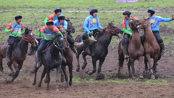 Первый чемпионат Азии среди молодежи по национальным конным видам спорта   - Sputnik Қазақстан