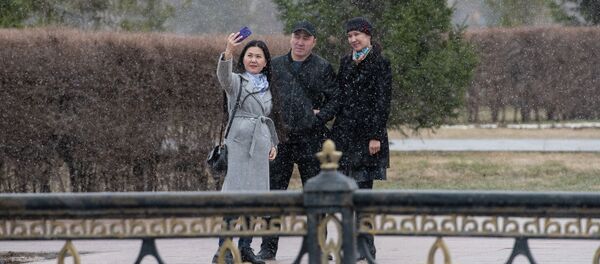 Снег в апреле Снег в апреле - Sputnik Казахстан