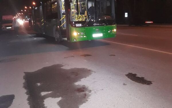 Пассажирский автобус сбил женщину, которая перебегала дорогу в неположенном месте - Sputnik Казахстан