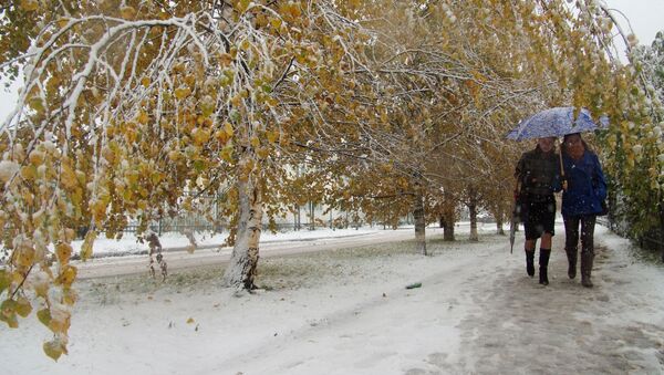 Снегопад  - Sputnik Казахстан