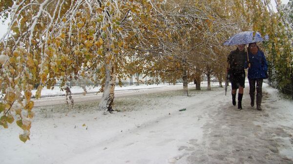 Снегопад  - Sputnik Казахстан