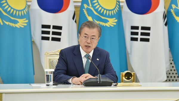  Президент Кореи Мун Чжэ Ин - Sputnik Казахстан