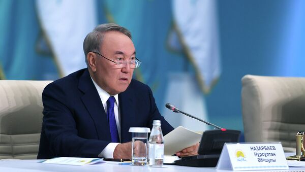 Внеочередной ХІХ Съезд партии Nur Otan под председательством Нурсултана Назарбаева - Sputnik Казахстан