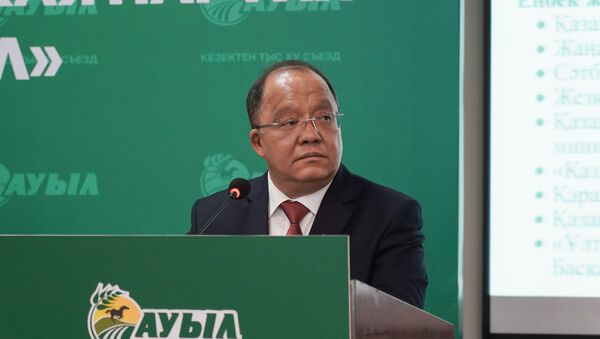 Кандидат от партии Ауыл Толеутай Рахимбеков  - Sputnik Казахстан