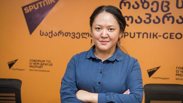  Казахстанский журналист Айнур Шошаева приехала в Грузию для участия в мастер-классе по социальной журналистике в рамках проекта SputnikPro - Sputnik Казахстан