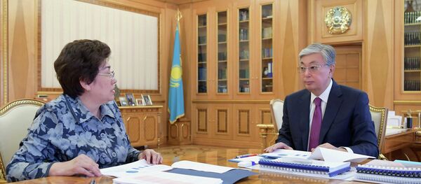 Қасым-Жомарт Тоқаев білім министрі Күләш Шәмшидинованы қабылдады - Sputnik Қазақстан