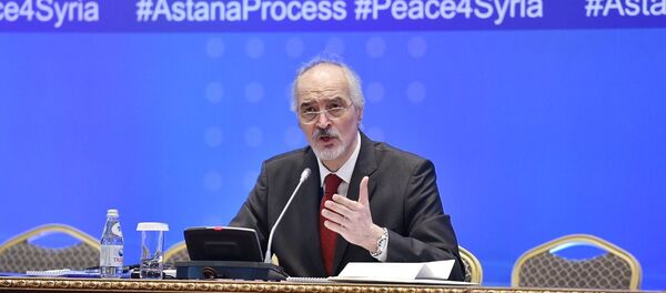 Постоянный представитель Сирии при ООН и глава делегации правительства Сирии Башар Джафари - Sputnik Казахстан