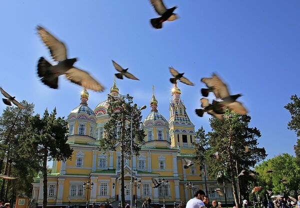 Свято-Вознесенский собор в Алматы - Sputnik Казахстан