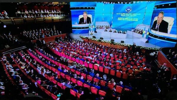 Заседание  XXVII Сессии Ассамблеи народа Казахстана с участием Елбасы Нурсултана Назарбаева - Sputnik Казахстан