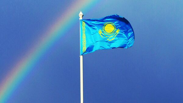 Флаг Казахстана. Архивное фото - Sputnik Қазақстан