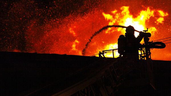 Архивное фото пожара - Sputnik Казахстан