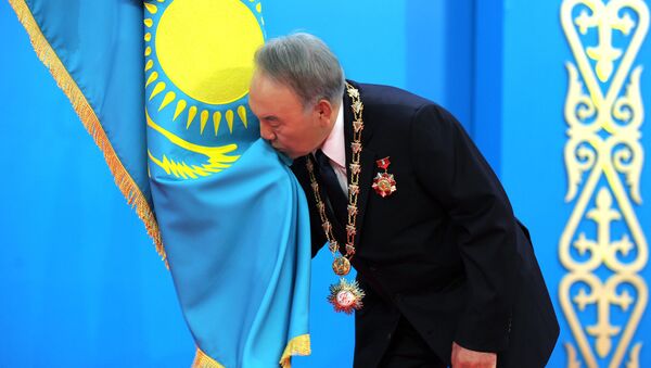 назарбаев флаг - Sputnik Казахстан