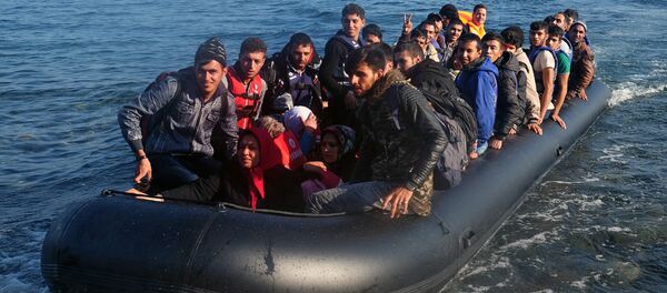 Ситуация с беженцами на греческом острове - Sputnik Казахстан