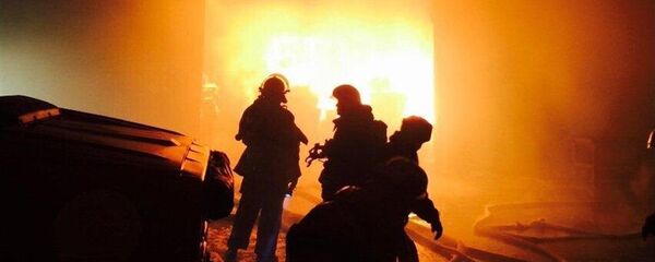 Пожар, архивное фото Пожар, архивное фото - Sputnik Казахстан