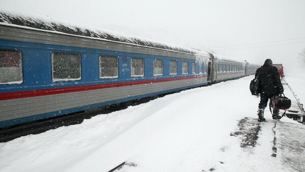 Поезд. Архивное фото - Sputnik Казахстан