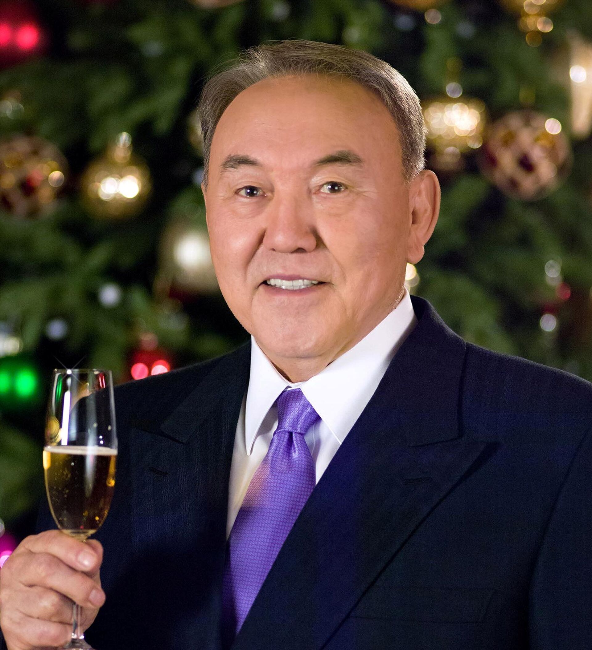 С новым 2018 годом поздравил казахстанцев Нурсултан Назарбаев